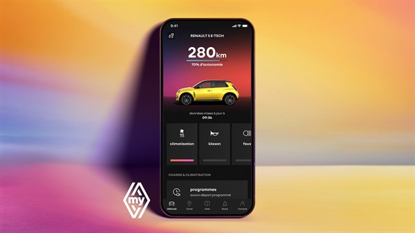 E-Tech electric - application My Renault