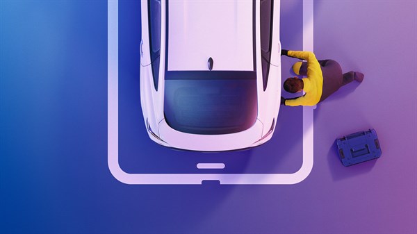 Renault Service esthétique - Carrosserie arrière de CLIO INITIALE Paris