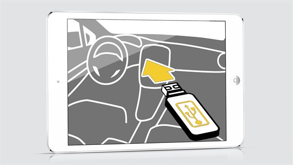 Renault Media Nav Evolution - Schéma clé USB