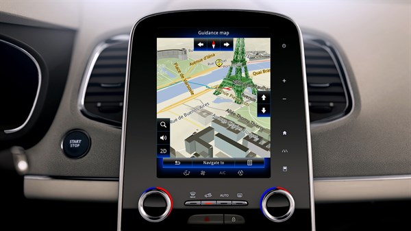 Renault R-LINK 2 - Cartographie 3D TomTom