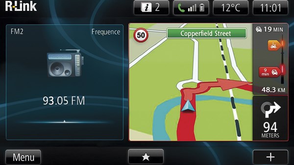 Renault R-LINK - cartographie 2,5D TomTom