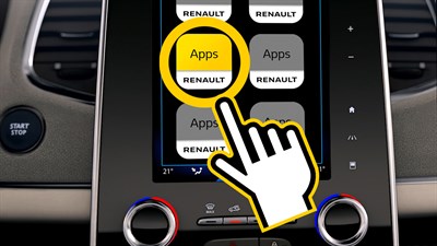 Renault support multimédia - aide système R-LINK 2 