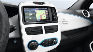 Renault - aide systèmes multimédia - tableau de bord avec écran d'accueil R-LINK
