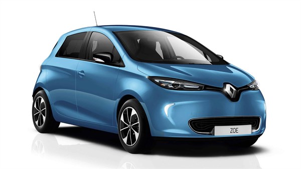 Renault ZOE - Vue de face 3/4 