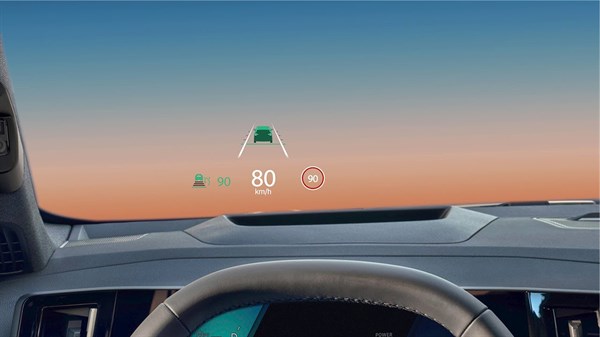 vision tête haute - Austral full hybrid E-Tech - Renault