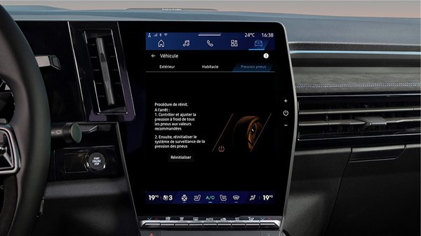 système de surveillance de perte - Austral full hybrid E-Tech - Renault