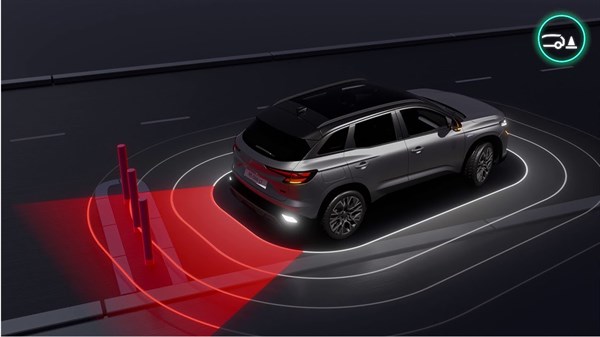 freinage actif d'urgence en marche arrière - Austral full hybrid E-Tech - Renault