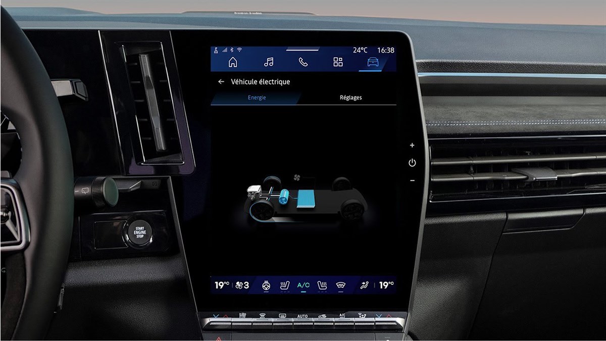 optimisation de l'autonomie et économie de carburant - Austral full hybrid E-Tech - Renault