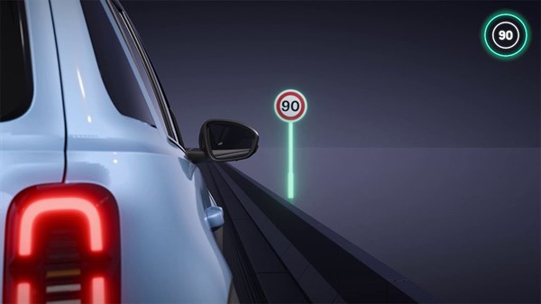 l'alerte de survitesse avec reconnaissance des panneaux de signalisation - R4 E-Tech électrique - Renault
