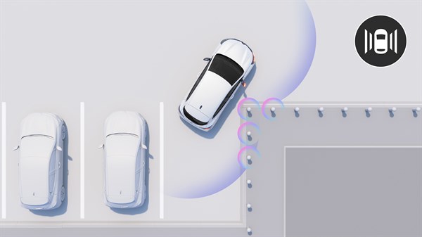 aide au parking latérale - adas - Renault Clio full hybrid E-Tech