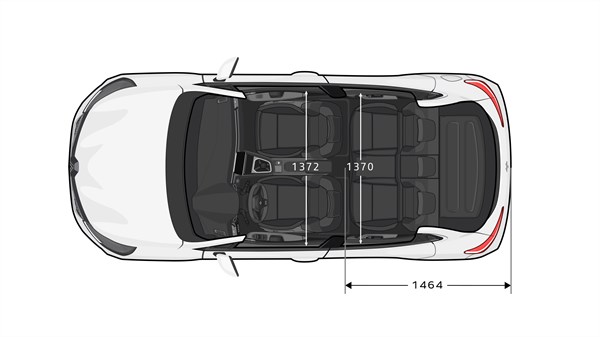 dimensions - modularité - Renault Clio full hybrid E-Tech