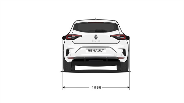 dimensions - modularité - Renault Clio full hybrid E-Tech