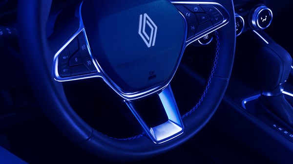 Renault Clio full hybrid E-Tech - selleries et volant