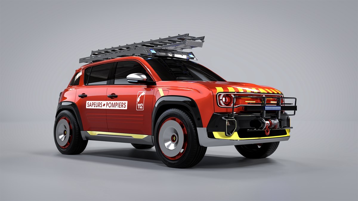 Sapeurs-Pompiers - 4TROOP - Renault 4 E-Tech électrique