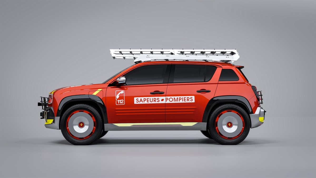 Sapeurs-Pompiers - 4TROOP - Renault 4 E-Tech électrique