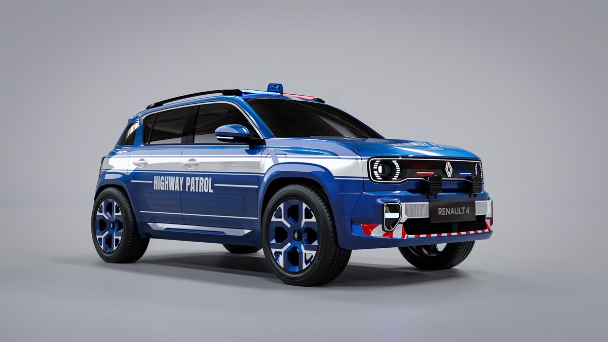 Patrouille routière - 4TROOP - Renault 4 E-Tech électrique