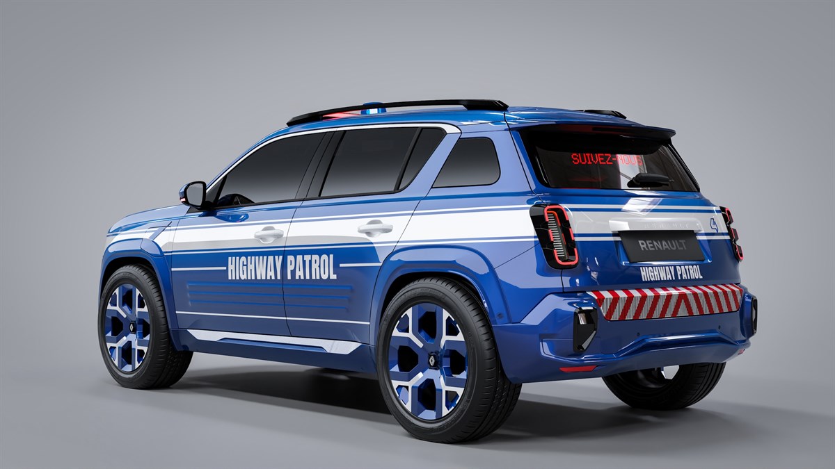 Patrouille routière - 4TROOP - Renault 4 E-Tech électrique