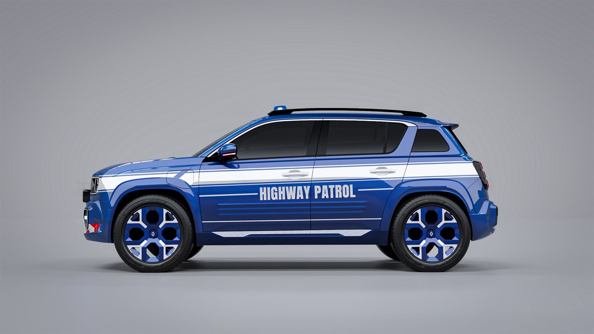 Patrouille routière - 4TROOP - Renault 4 E-Tech électrique