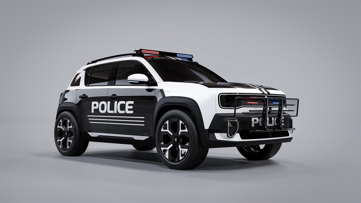 Police - 4TROOP - Renault 4 E-Tech électrique