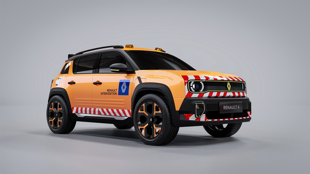 Renault intervention - 4TROOP - Renault 4 E-Tech électrique
