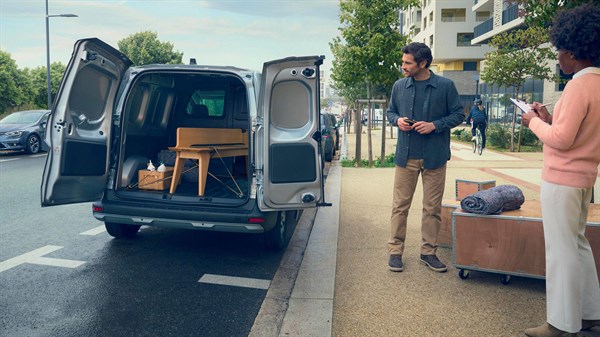 avec trappe grillagée et siège passager escamotable - Renault Kangoo Van
