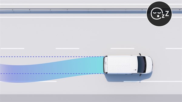 alerte de détection de fatigue
 - Renault Trafic Van