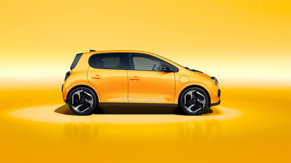 jaune mango - Renault Twingo E-Tech électrique
