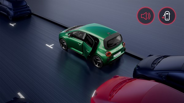 sortie sécurisée des occupants - Renault Twingo E-Tech électrique