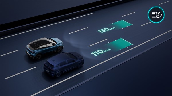 Renault Megane E-Tech électrique - feux LED adaptive vision 