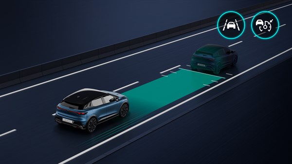 Renault Megane E-Tech électrique - active driver assist