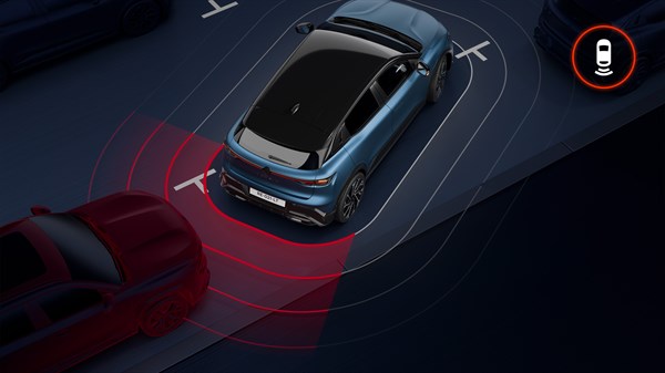 Renault Megane E-Tech électrique - aide au parking arrière