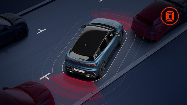 Renault Megane E-Tech électrique - caméra 3D vision 360