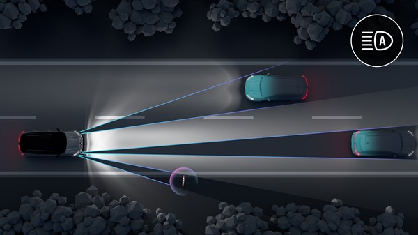 matrix LED vision - safety control - Renault Austral E-Tech full hybrid