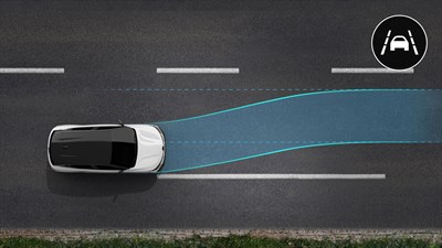 Renault Megane E-Tech 100% électrique - aide au maintien dans la voie