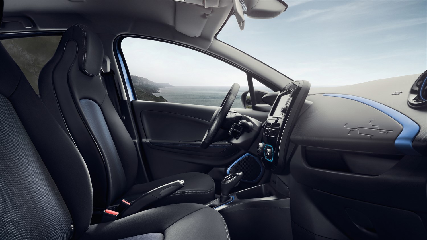Renault ZOE - sièges avant et tableau de bord 