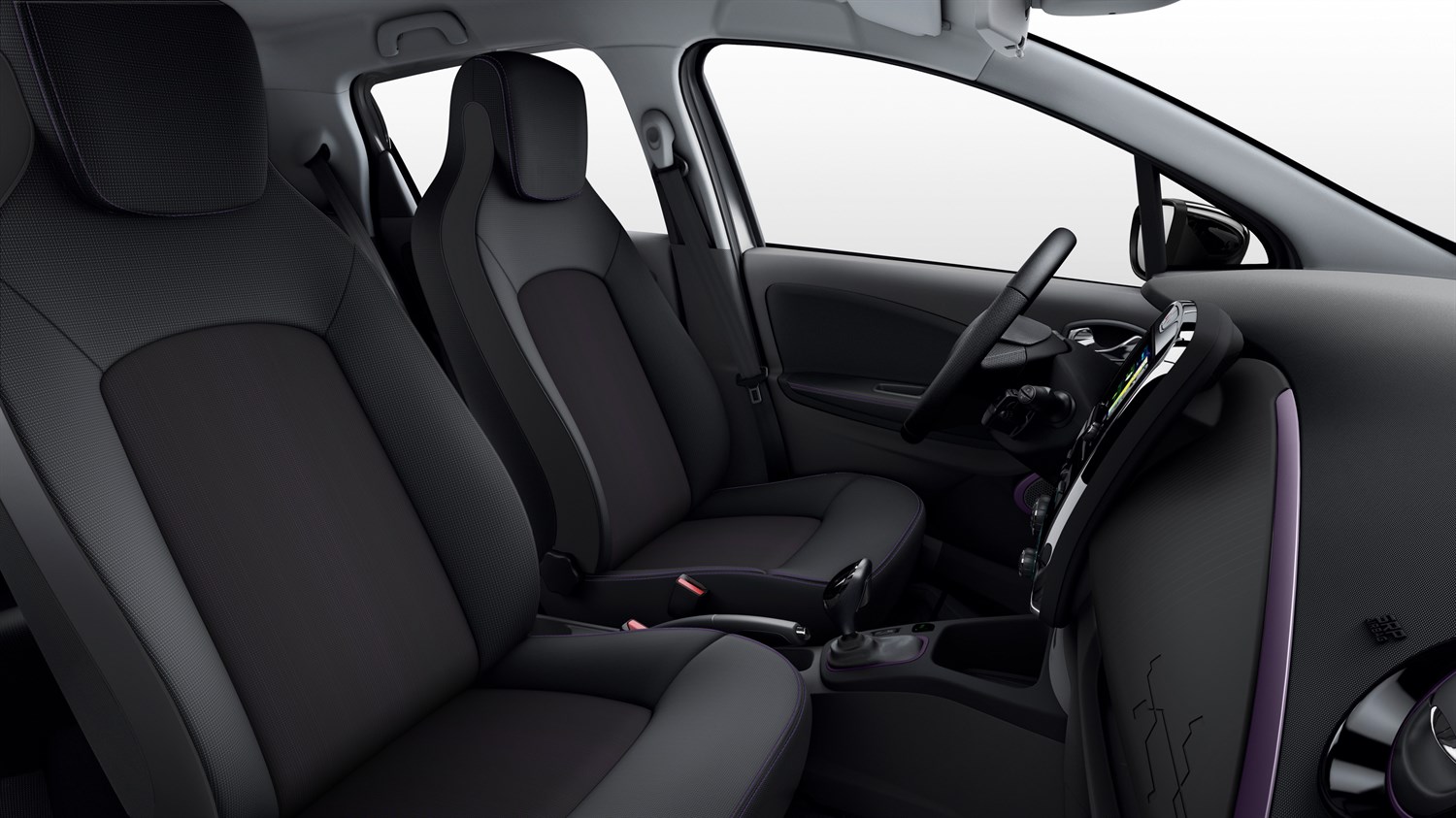Renault ZOE - zoom sur habitacle avant